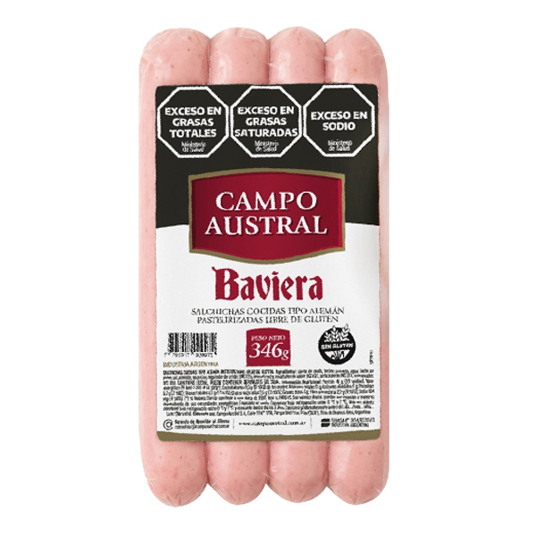Salchicha Tipo Alemana Baviera x 4u - Campo Austral (12)