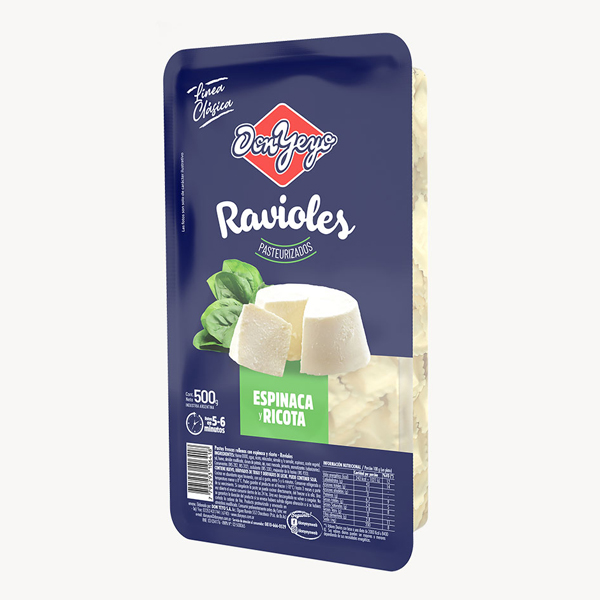 Ravioles c/ Espinaca y Ricota x 500 gr. - Don Yeyo (24)