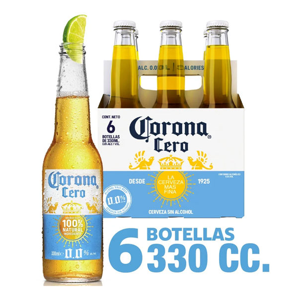 Corona 0.0% Bot. 4 x 330 cc. (4)