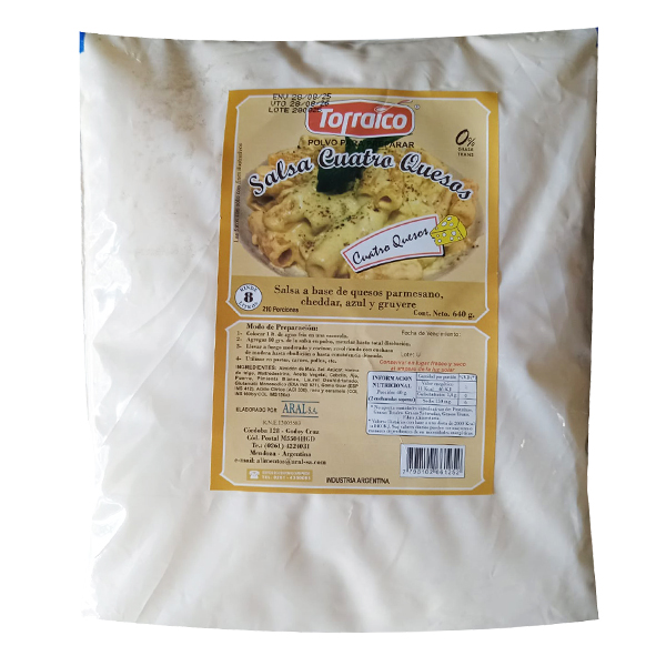 Salsa 4 Quesos x 640gr - Torraico (12)