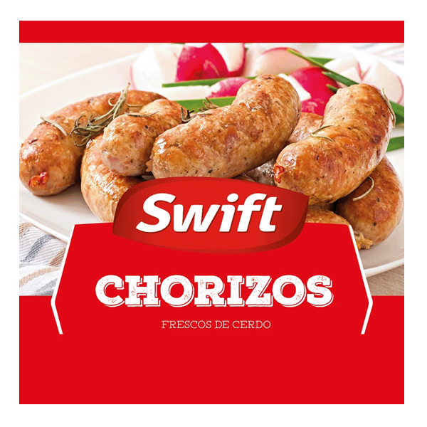 Chorizos Congelados Paq. x 20u x kg. - Swift