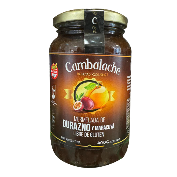 Mermelada Durazno c/ Maracuya x 400 gr - CAMBALACHE