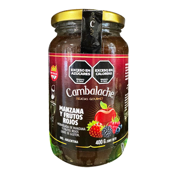 Mermelada Manzana y Frutos Rojos x 400 gr - CAMBALACHE
