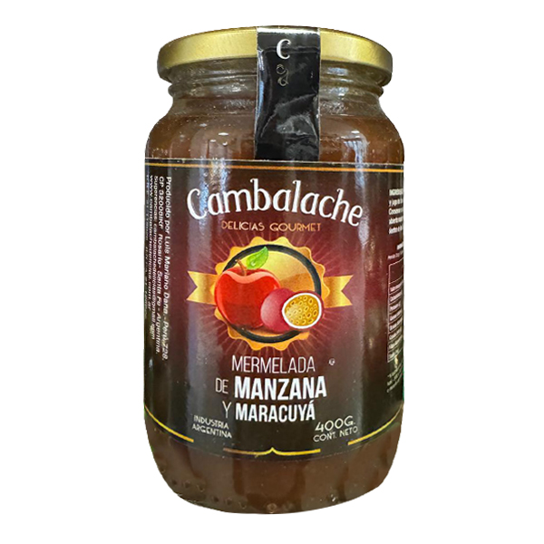 Mermelada Manzana y Maracuya x 400 gr - CAMBALACHE