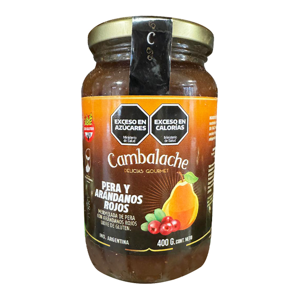 Mermelada Pera c/ Arandanos x 400 gr - CAMBALACHE
