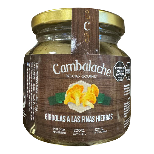 Girgolas a las Finas Hierbas x 220 gr - CAMBALACHE