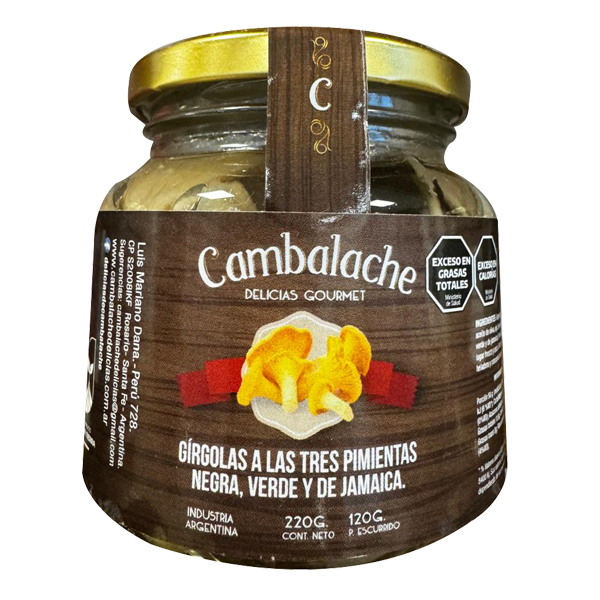 Girgolas a las Tres Pimientas x 220 gr - CAMBALACHE