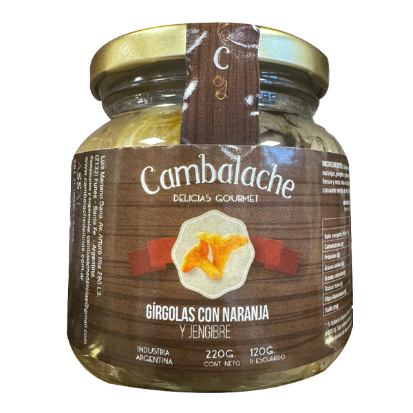 Girgolas c/ Jengibre Naranja y Pimienta x 220 gr - CAMBALACHE