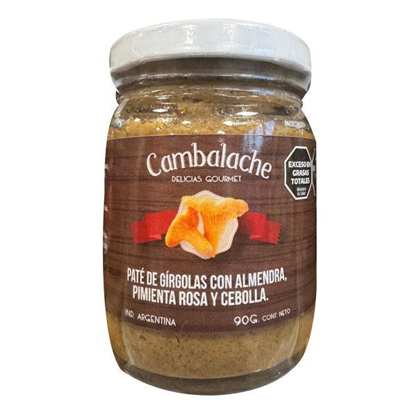 Pate de Girgolas Pimienta ROSA 90 gr. - CAMBALACHE