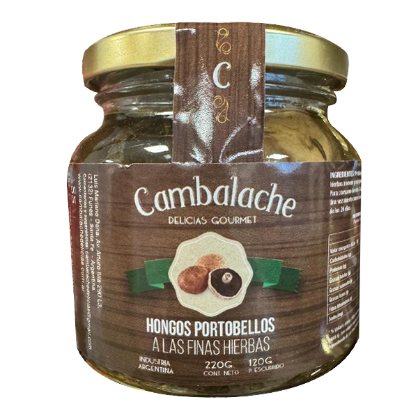 Portobelos a las Finas Hierbas x 220 gr - CAMBALACHE