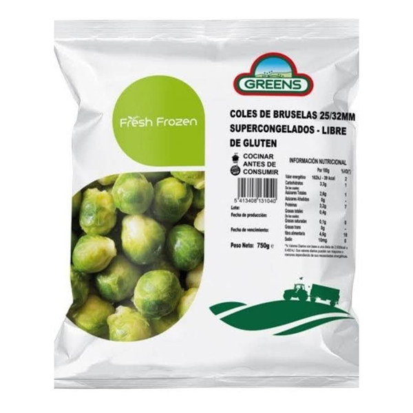 Repollitos Bruselas Cong. x 750gr.. - Greens (10)