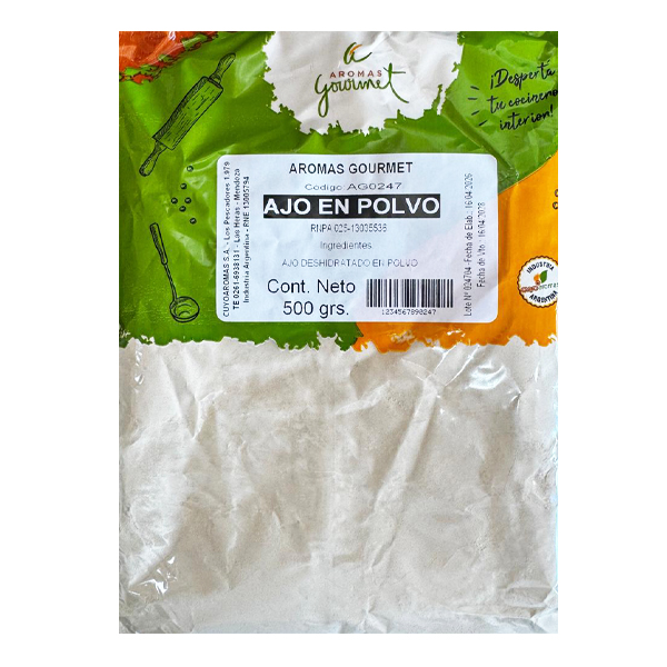 Ajo en Polvo x 500 gr.