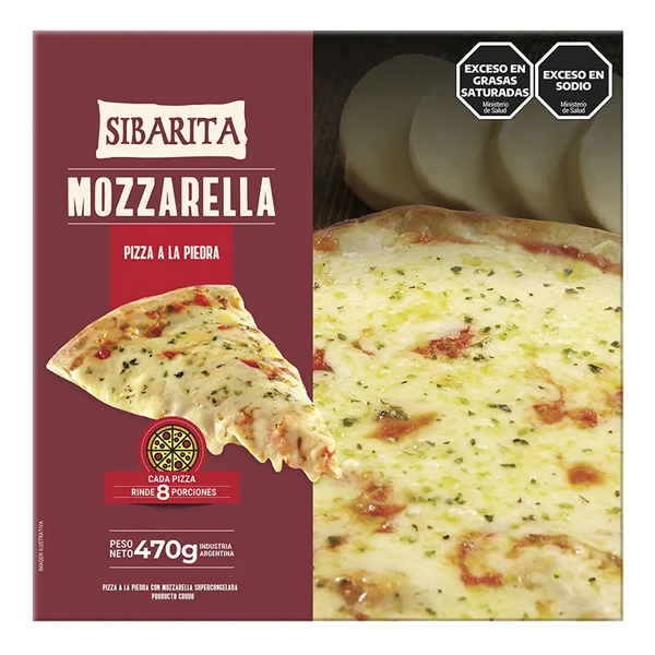 Pizza Sibarita Mozzarella x 470 gr. (10)