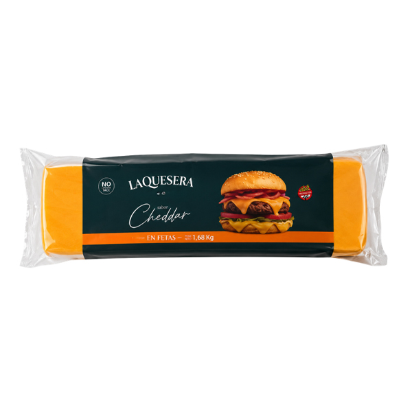 Cheddar 140 Fetas x 1.68kg - LA QUESERA (2)