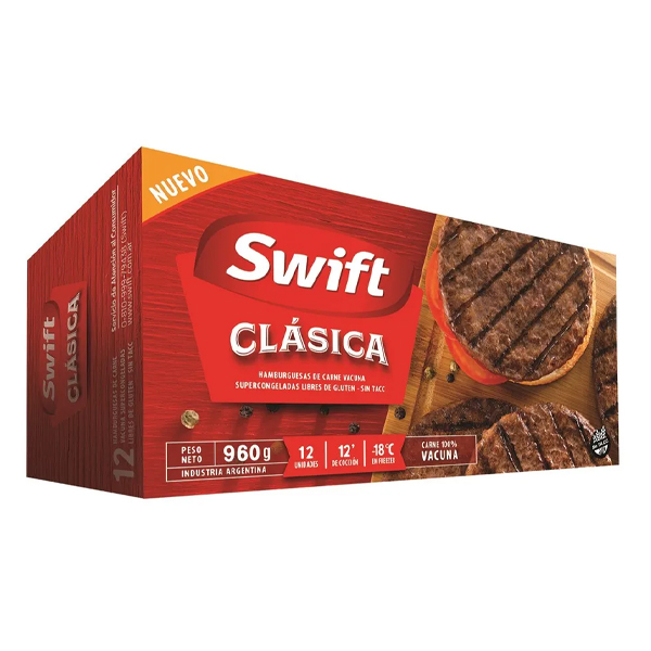 Hamburguesas 12x80gr. Clasica - Swift (8)