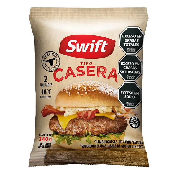Hamburguesas 2x120gr. Casera - Swift (24)