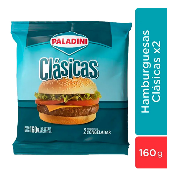 Hamburguesas x 2 un. - Paladini