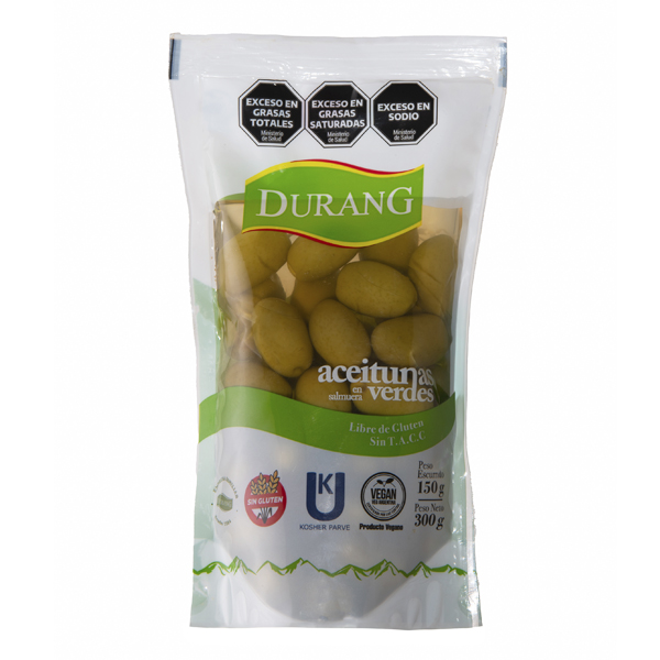 Aceitunas Verdes DP x 150 gr. (16) - Durang