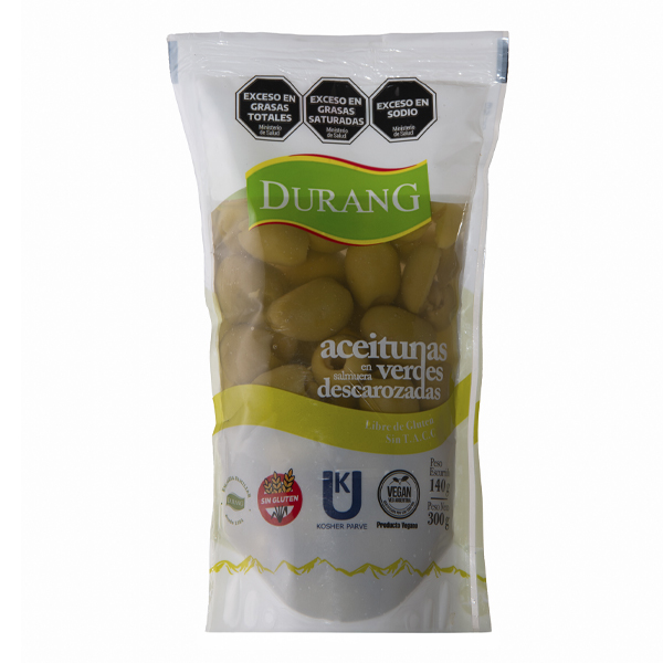 Aceitunas Verdes Descaroz. DP x 140 gr. (16) - Durang