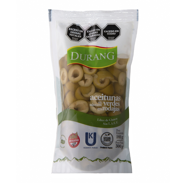 Aceitunas Verdes Fileteadas DP x 140 gr. (16) - Durang