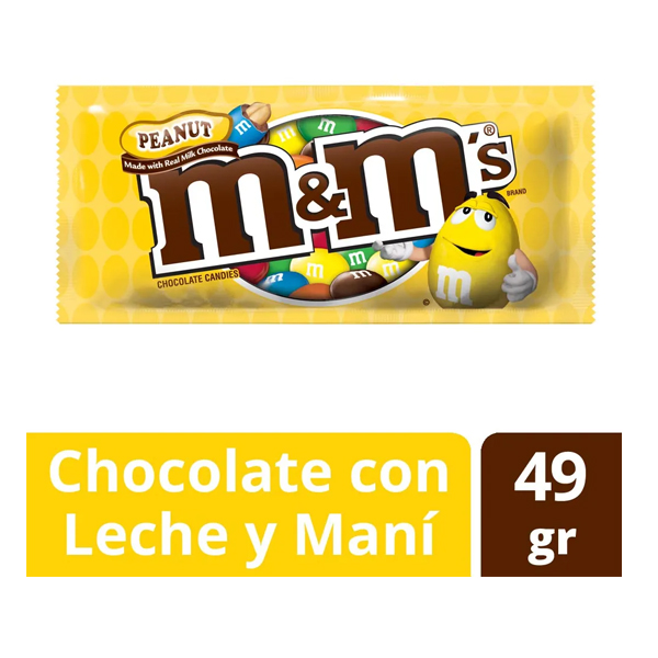 Confites M&M's Mani x 48 grs (48)