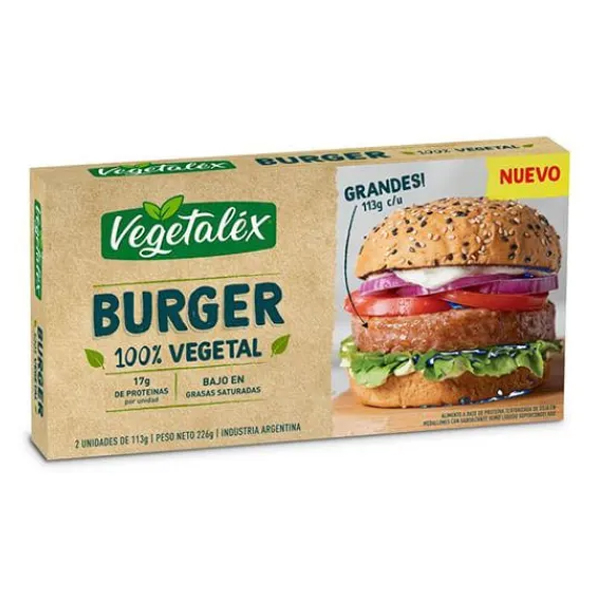 Burger 100% Vegetal x 226gr. - Vegetalex (30)