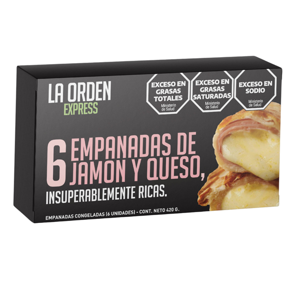 Empanadas Express Jamon y Queso x 6u - La Orden