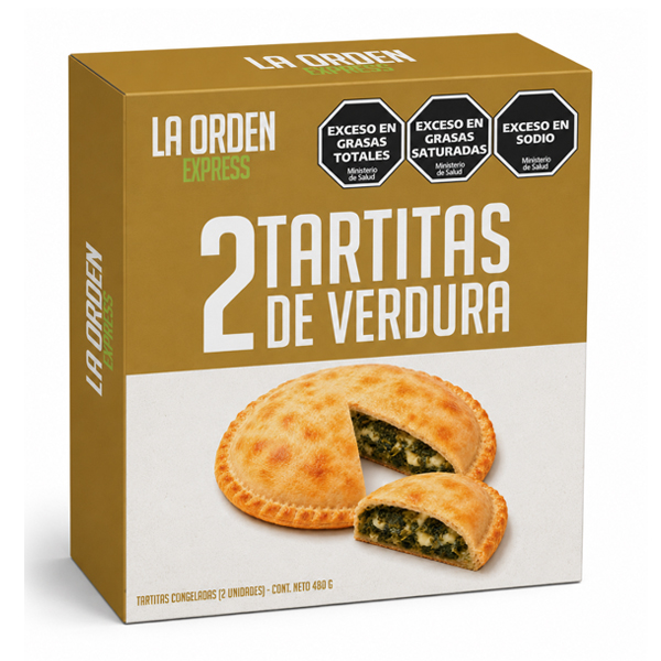 Tartita Express Verdura x 2u - La Orden