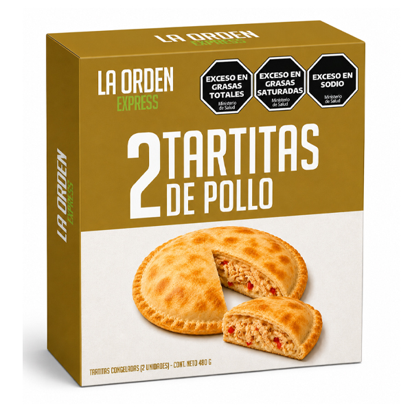 Tartita Express Pollo x 2u - La Orden