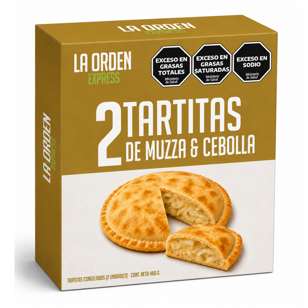 Tartita Express Muzza y Cebolla x 2u - La Orden